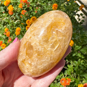 Rare Himalayan Golden Azeztulite Quartz Shiva Lingam