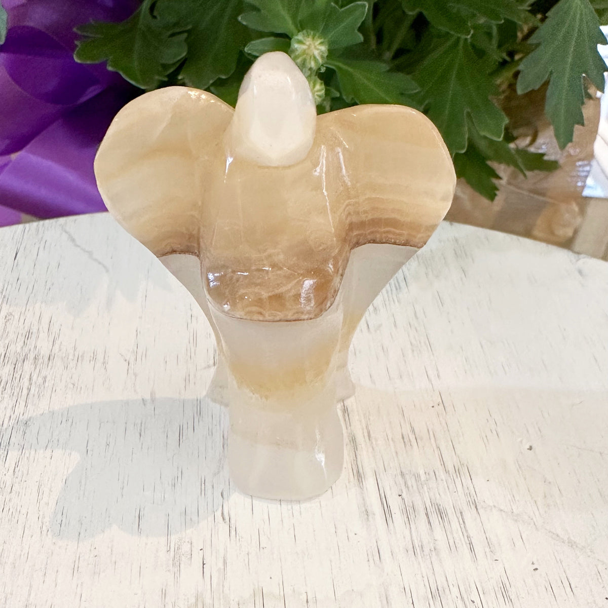 Banded Calcite Crystal Angel