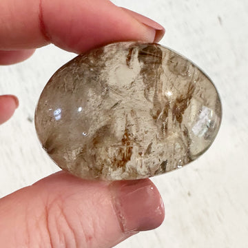Polished Lodolite Dream Quartz Crystal
