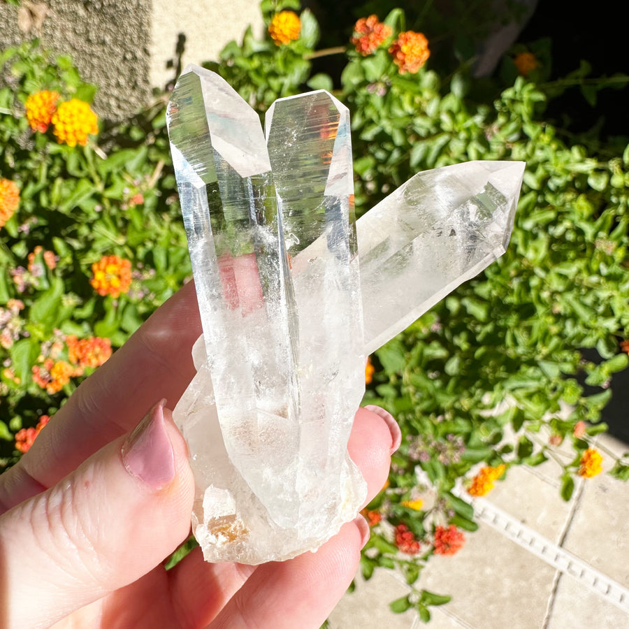Arkansas Quartz Crystal Cluster Point - Collier Creek Mine