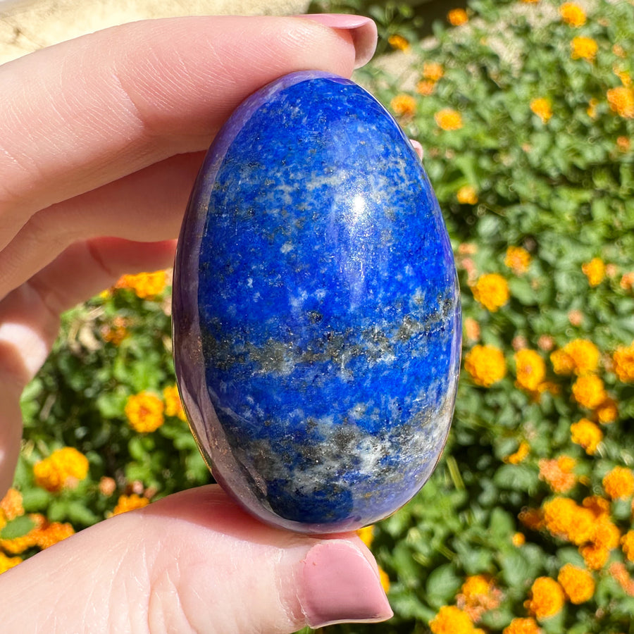 Lapis Lazuli Crystal Egg
