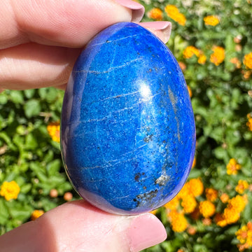 Lapis Lazuli Crystal Egg