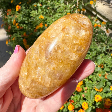 Rare Himalayan Golden Azeztulite Quartz Shiva Lingam