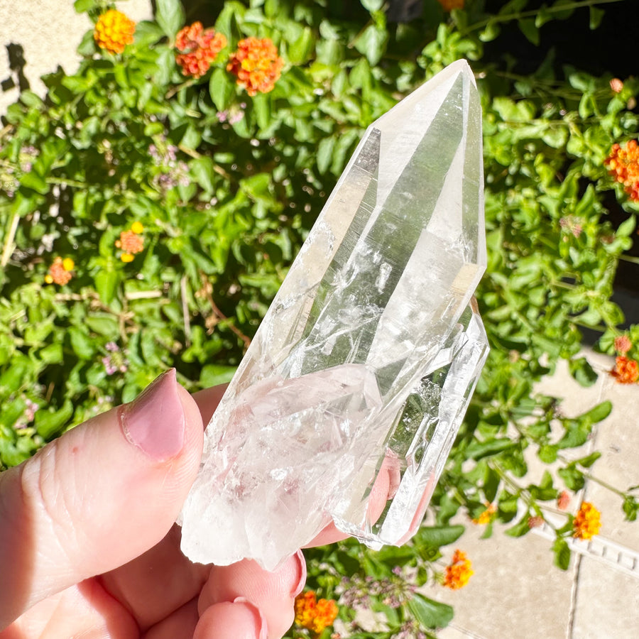 Arkansas Quartz Crystal Cluster Point - Collier Creek Mine