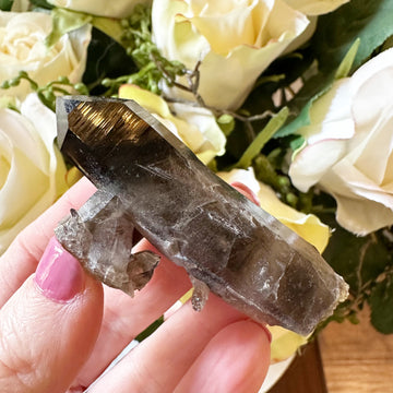 Smoky Quartz Crystal Cluster Point from Arkansas