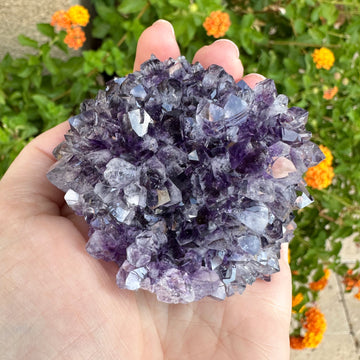 Amethyst Geode Raw Flower