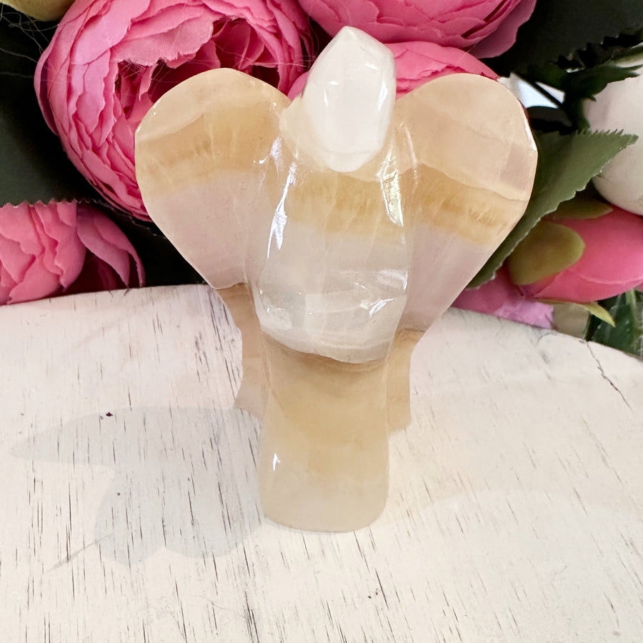 Banded Calcite Crystal Angel