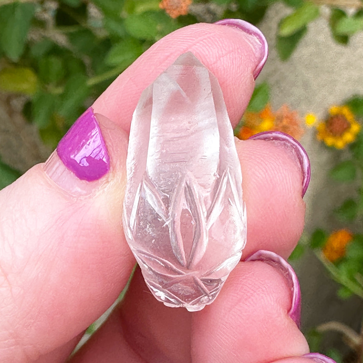 Sirius Quartz Crystal Mini Dragon Carved by Leandro de Souza