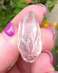 Sirius Quartz Crystal Mini Dragon Carved by Leandro de Souza