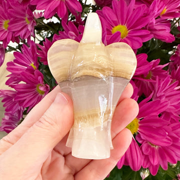 Banded Calcite Crystal Angel