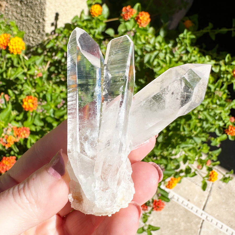 Arkansas Quartz Crystal Cluster Point - Collier Creek Mine