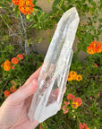 Twin Lemurian Quartz Crystal from Diamantina Brazil