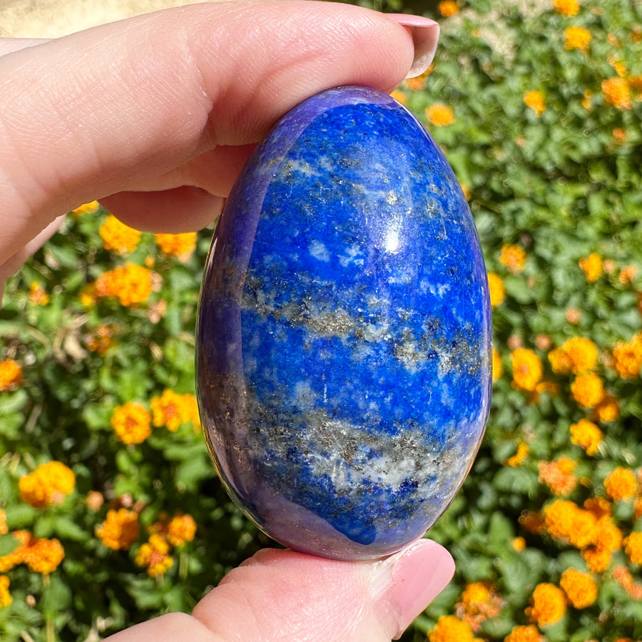 Lapis Lazuli Crystal Egg