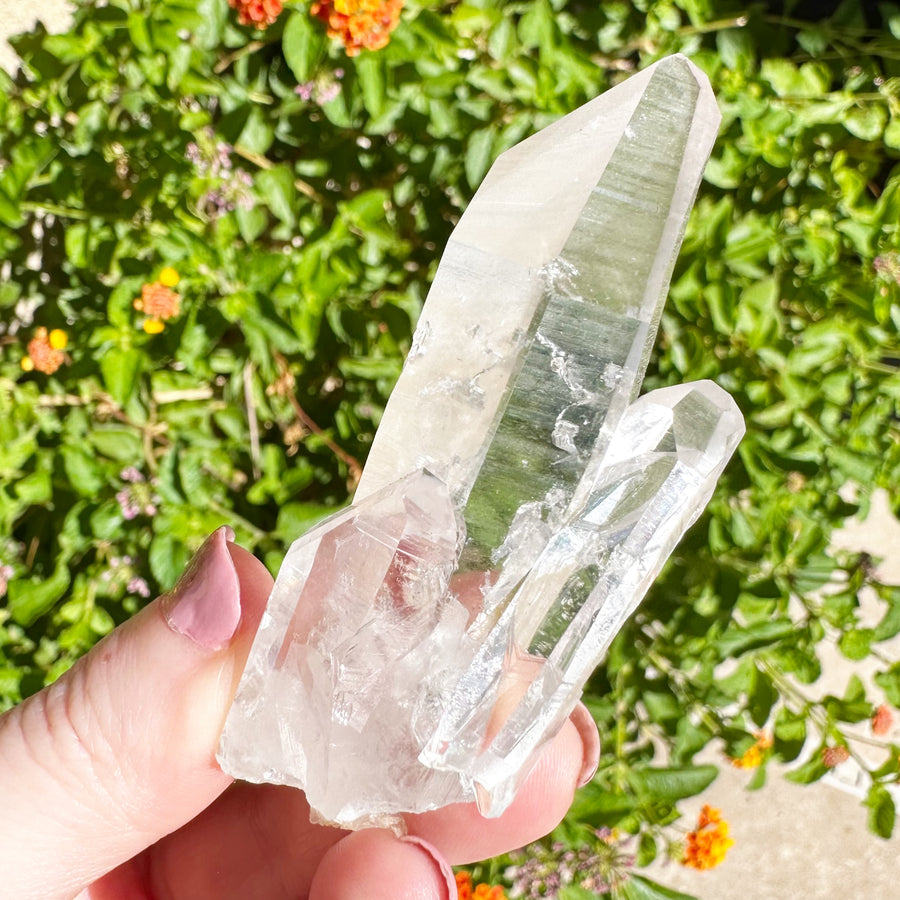 Arkansas Quartz Crystal Cluster Point - Collier Creek Mine