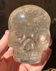 Golden Rutile Quartz Magical Child Crystal Skull Carved by Leandro de Souza