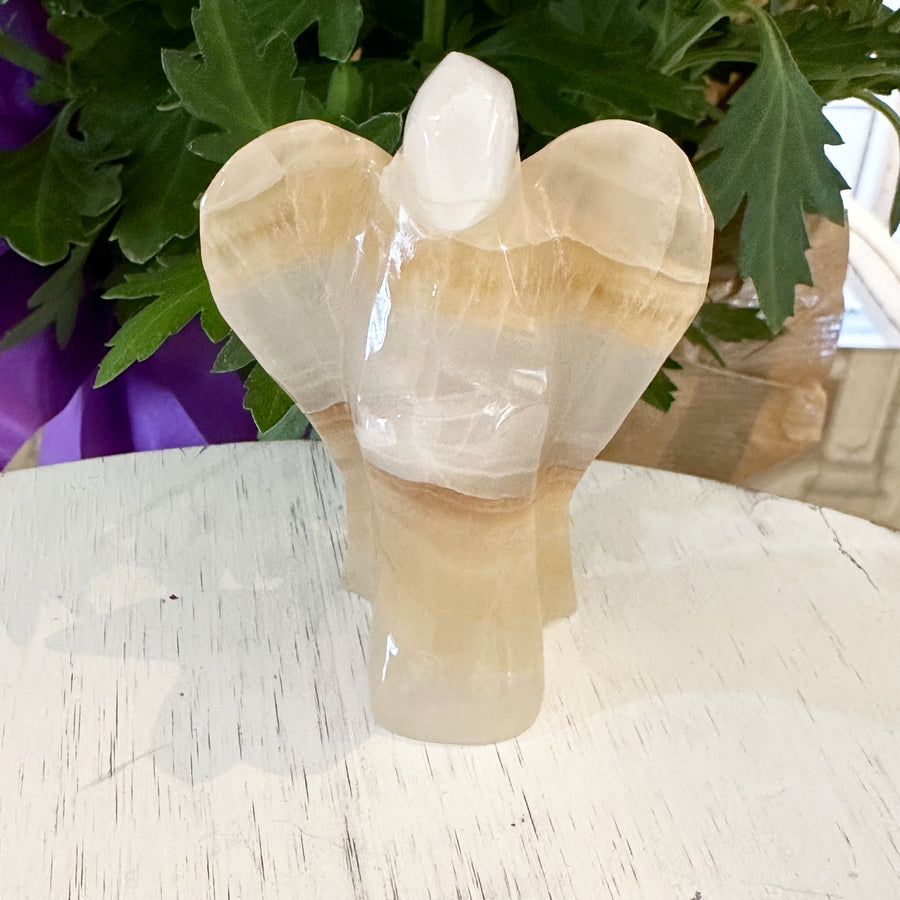 Banded Calcite Crystal Angel