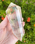 Rainbow Quartz Vogel Style Wand 12 Sided