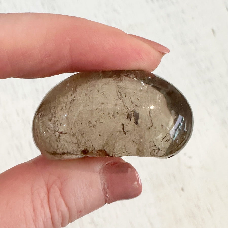 Polished Lodolite Dream Quartz Crystal