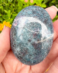 Ruby Kyanite Crystal Palm Stone