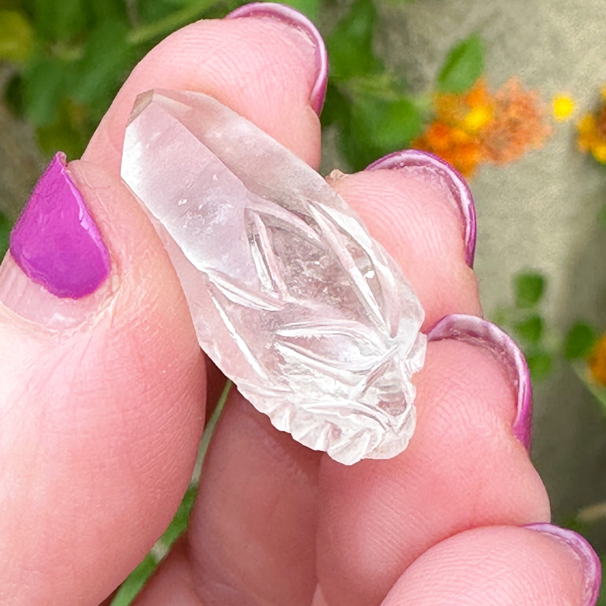 Sirius Quartz Crystal Mini Dragon Carved by Leandro de Souza