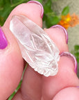 Sirius Quartz Crystal Mini Dragon Carved by Leandro de Souza