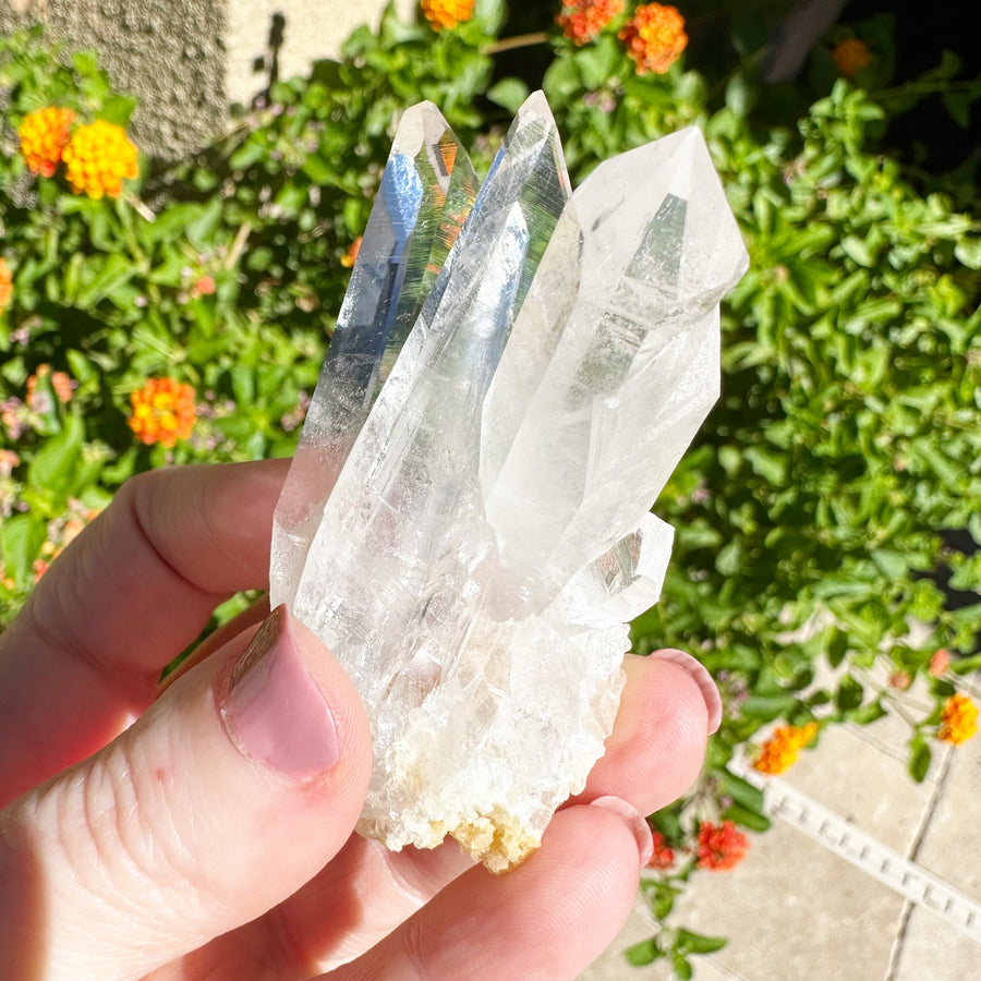 Arkansas Quartz Crystal Cluster Point - Collier Creek Mine