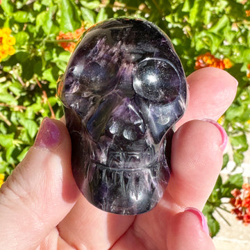 Dreamweaver Cacoxanite Crystal Skull Master