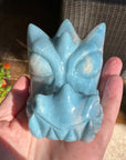 Blue Trolleite Dragon Carved By Leandro de Souza