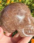 Pink Rutile Crystal Skull Carved by Leandro de Souza