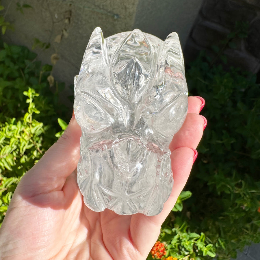 Lemurian Quartz Starbeing Dragon Carved By Leandro de Souza