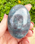 Ruby Kyanite Crystal Palm Stone