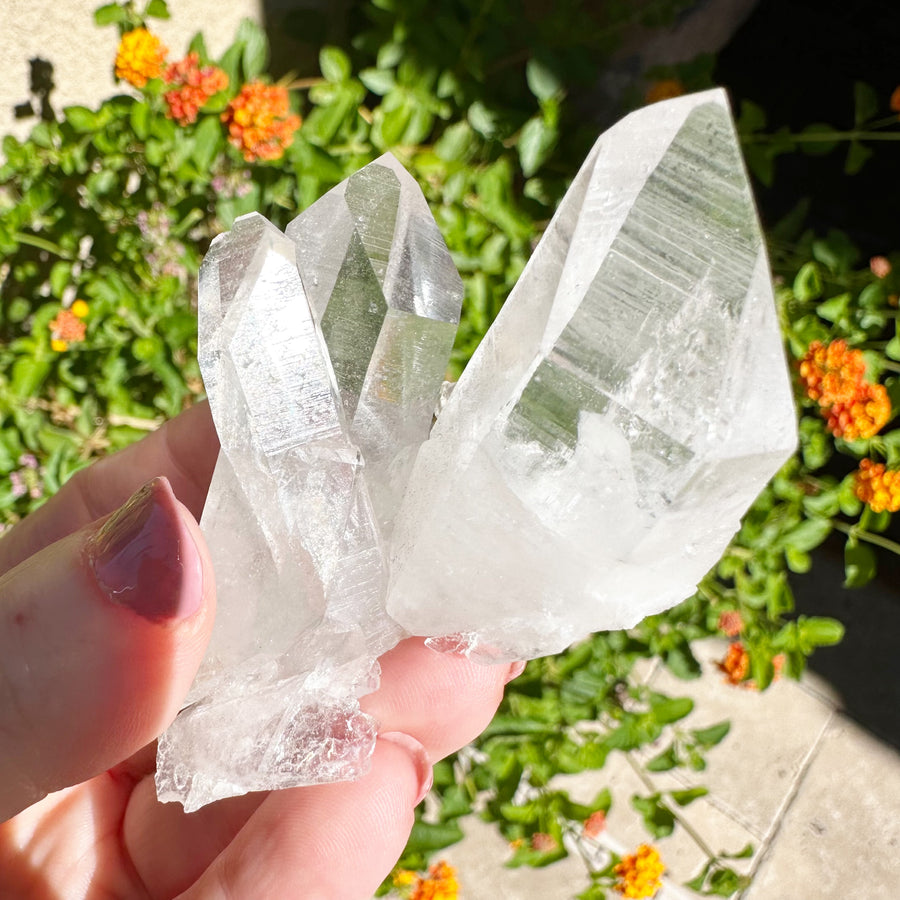 Arkansas Quartz Crystal Cluster Point - Collier Creek Mine