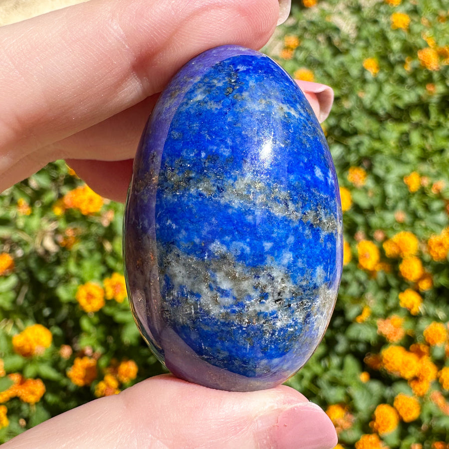 Lapis Lazuli Crystal Egg