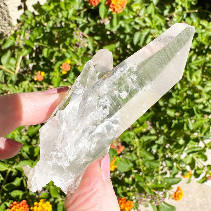 Arkansas Quartz Crystal Cluster Point - Collier Creek Mine