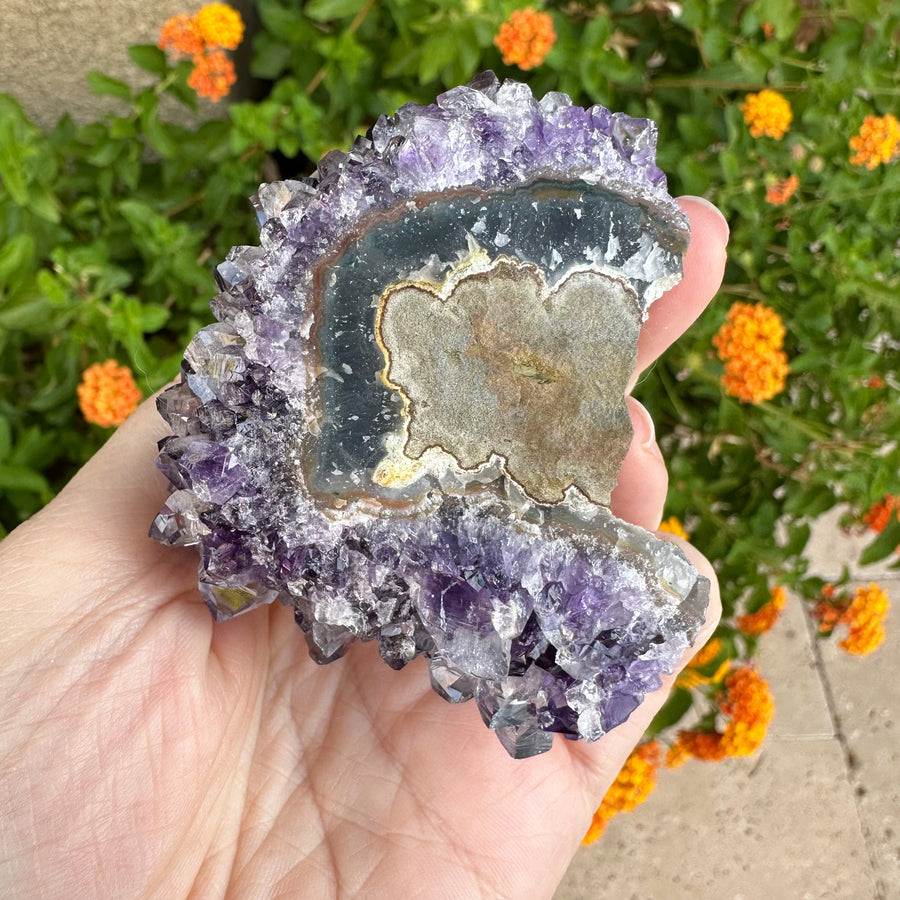 Amethyst Geode Raw Flower