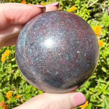 Ruby Kyanite Crystal Sphere