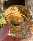 Ultra Clear Citrine Star Child Crystal Skull Carved by Leandro de Souza