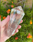 Rainbow Quartz Vogel Style Wand 12 Sided