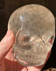 Golden Rutile Quartz Magical Child Crystal Skull Carved by Leandro de Souza