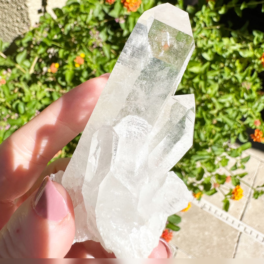 Arkansas Quartz Crystal Cluster Point - Collier Creek Mine