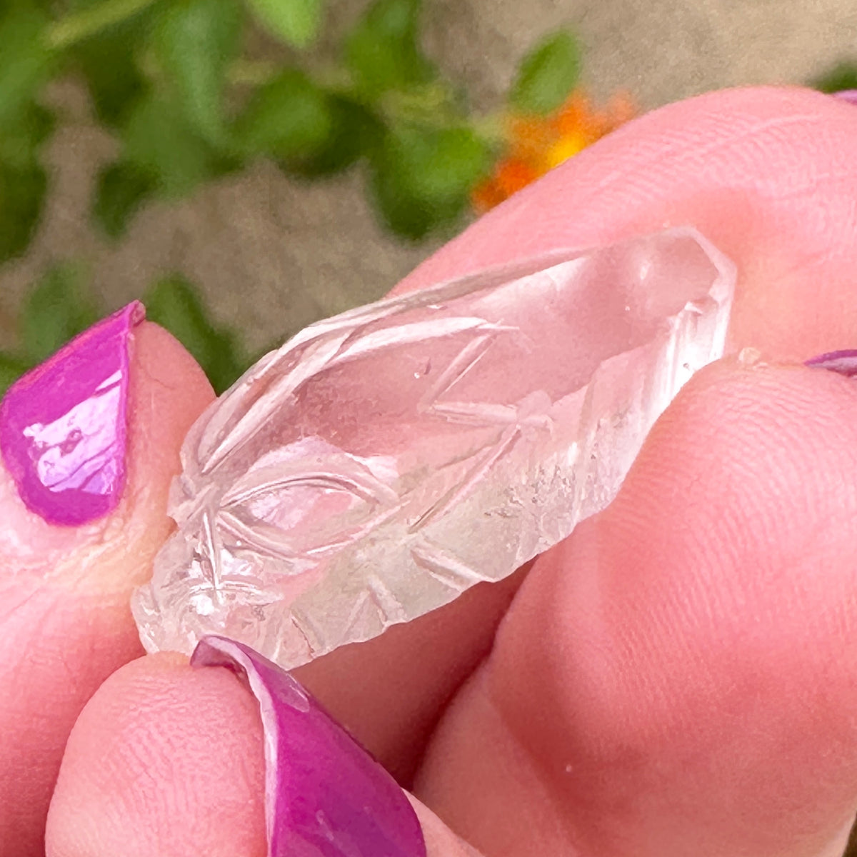 Sirius Quartz Crystal Mini Dragon Carved by Leandro de Souza
