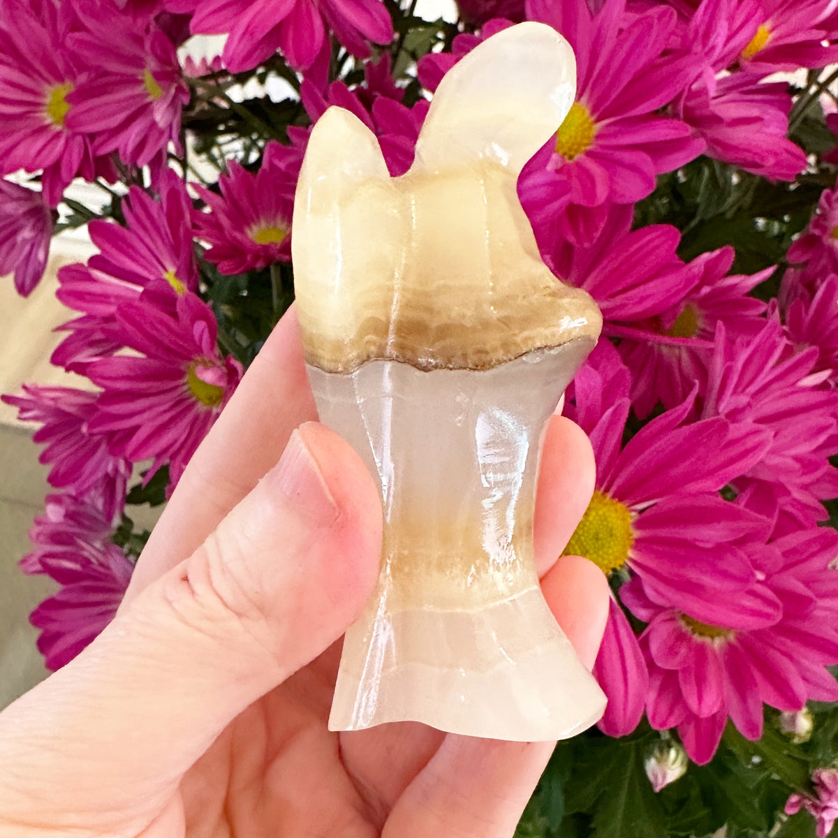 Banded Calcite Crystal Angel