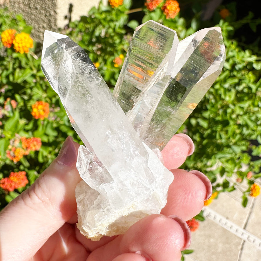 Arkansas Quartz Crystal Cluster Point - Collier Creek Mine