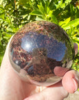Large Star Garnet Sphere