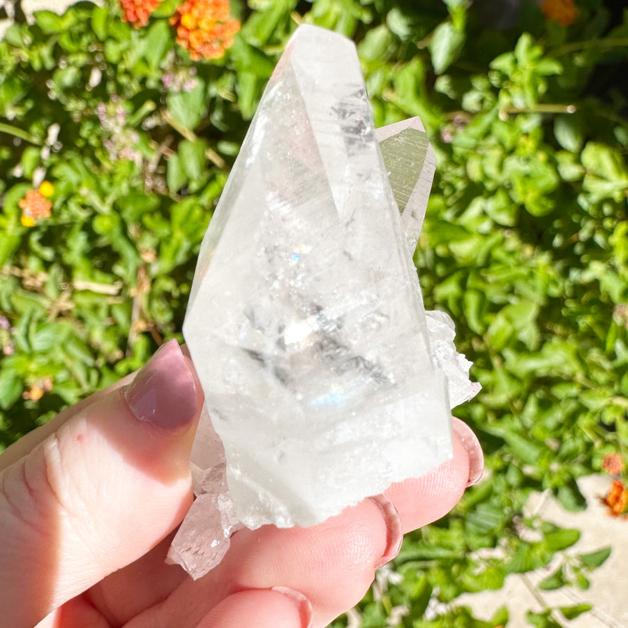 Arkansas Quartz Crystal Cluster Point - Collier Creek Mine