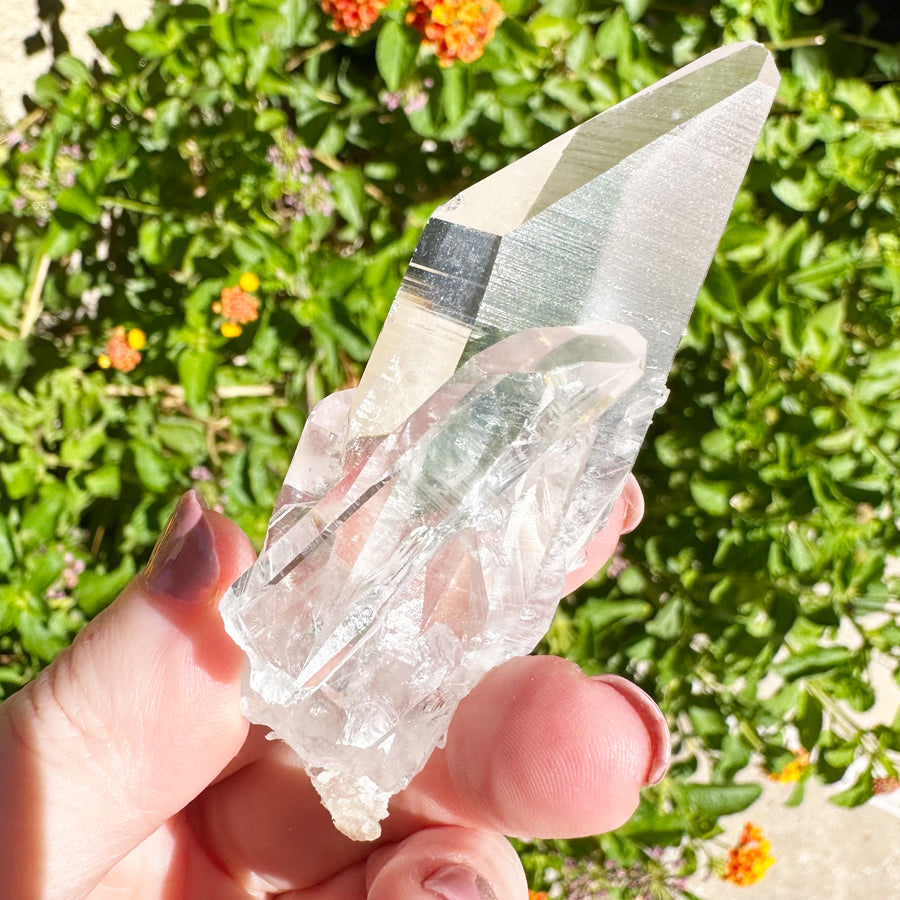 Arkansas Quartz Crystal Cluster Point - Collier Creek Mine