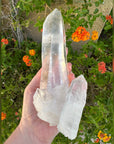 Lemurian Quartz Cluster Crystal from Diamantina Brazil
