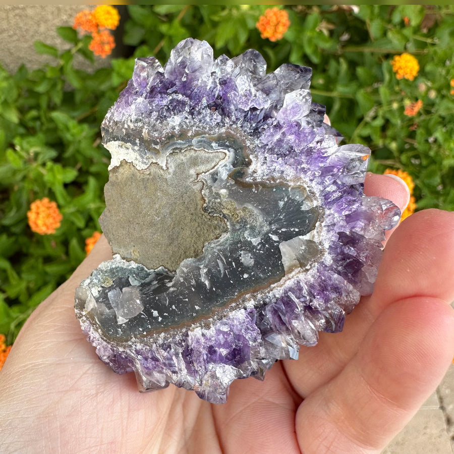 Amethyst Geode Raw Flower