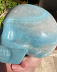 Trolleite Crystal Skull Carved by Leandro de Souza