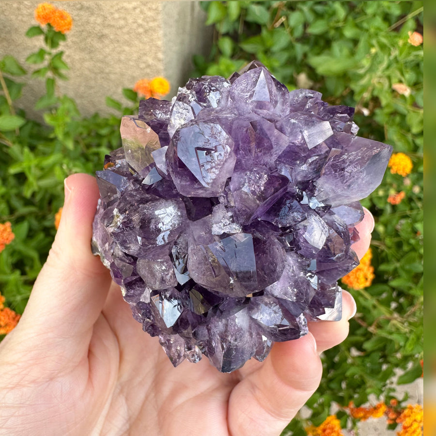Amethyst Geode Raw Flower